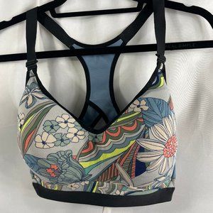 Victoria's Secret Incredible VSX Racerback Sports bra 32DDD Light Blue F…